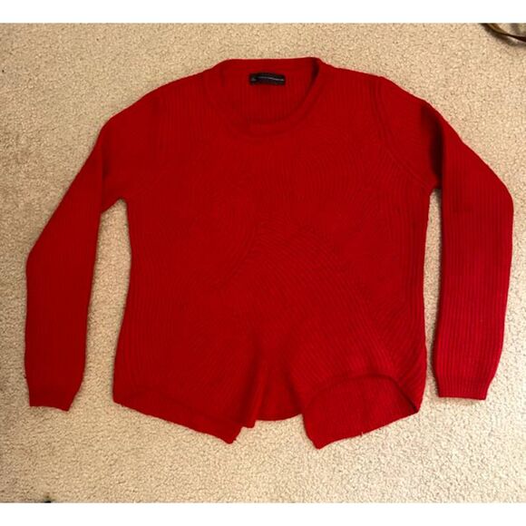NWOT M&S Collection Knit Red Sweater UK size 14 - Picture 1 of 11